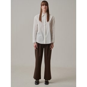 24FW classic wide pants_khaki brown