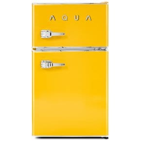 아쿠아 ART82MDCLY 미드센츄리모던 소형 레트로 냉장고 82L 방문설치