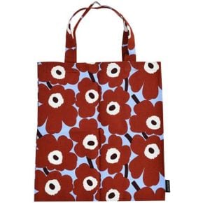 일본 마리메꼬 에코백 Marimekko Mini Unikko 여성용 토트백 소형 패브릭 백 13.0 x 12.6인치33