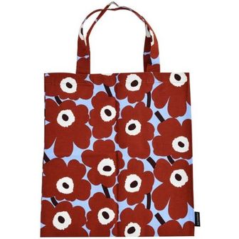  일본 마리메꼬 에코백 Marimekko Mini Unikko 여성용 토트백 소형 패브릭 백 13.0 x 12.6인치33