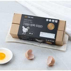 애월아빠들 난각1번 무항생제 제주 구엄닭 방목 유정란 10구 2팩