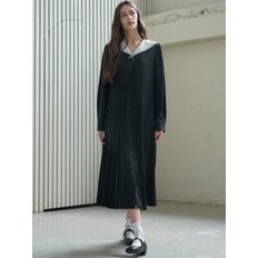 SAILOR PLEATS DRESS_BLACK