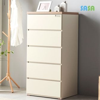 SASA 사사가구 로빈 600 5단서랍장