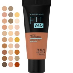 Maybelline 메이블린 매트&포어리스 파운데이션 350 카라멜 30ml