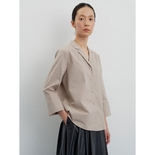 [26SS 재입고] Soft tailored shirt beige