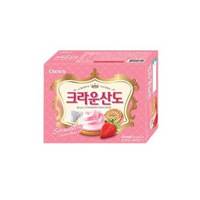 크라운산도 딸기크림치즈323g(16봉) x 1곽