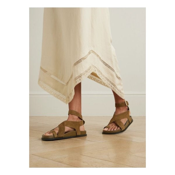 에머리 제일런 스웨이드 샌들 밀리터리 그린 46376663162851028