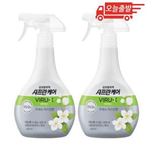 오늘출발 샤프란케어 바이럭스 500ml 프레쉬자스민향 2개