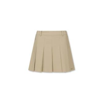 왁 골프 (WWKCS24102LBR)여성 Front Side Pleats 스커트