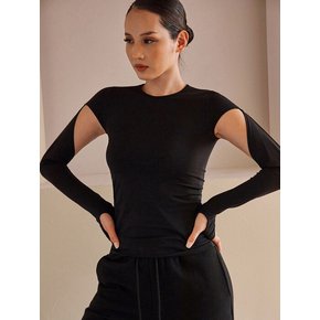 HIGH TENSION OPEN SLEEVE TOP_T216TP121