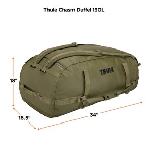 THULE (수리) 더플 가방 Thule Chasm Duffel 130L Olivine 320502