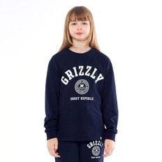 주니어 GRIZZLY 클럽 오버핏 긴팔티 JLT J955_P335904213