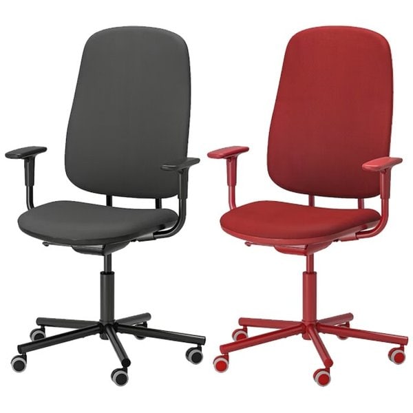 SMORKULL 스뫼르쿨 사무용 팔걸이의자/회전의자/컴퓨터의자/사무용의자/학생의자