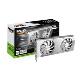 INNO3D 지포스 RTX 5070 OC D7 12GB TWIN X2 WHITE 그래픽카드