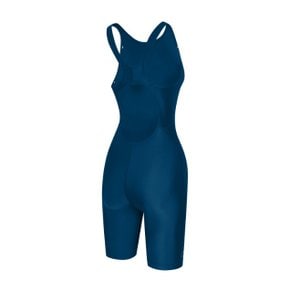 여성 실내수영복 슬리크 4부 반신 레이서백 (A3FL1LH01GRN)(브라캡별도)