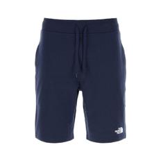 THE NORTH FACE  Navy blue cotton bermuda shorts BLUE