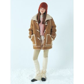 Reversible Duffle Mustang Coat, Camel