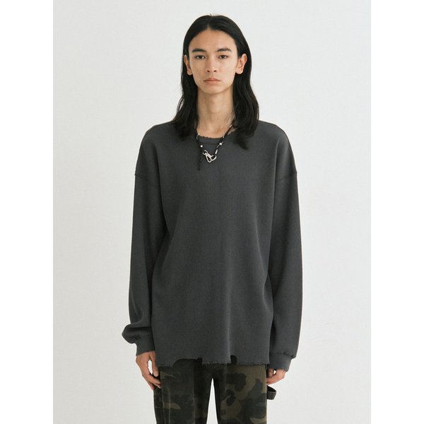 Vtg damage long sleeve (dark gray)