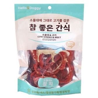  헬로도기 강아지 간식 육포 애견 간식 소울대참치 80g