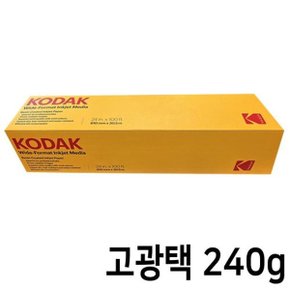 코닥 플로터용지 롤 인화지 RC A1 240g 30.5M 558 610