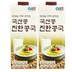 정식품 국산콩 진한콩국 950ml x 2개