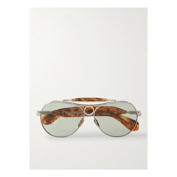 아스펜 에비에이터 스타일 실버톤 아세테이트 선글라스 46376663162866349