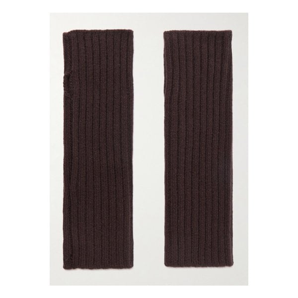 이브살로몬 골지 캐시미어 핑거리스 벙어리장갑 브라운 46376663162873906