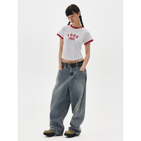 워싱 오버핏 데님 팬츠 5컬러