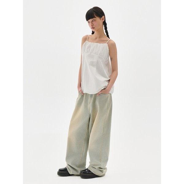 워싱 오버핏 데님 팬츠 5컬러