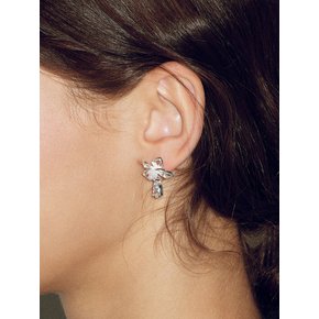 LB_Silver flower earring