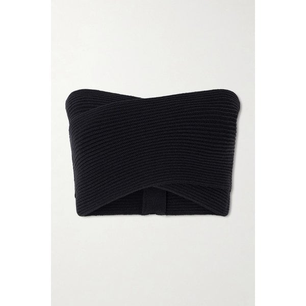 스트랩리스 리브 니트 탑 46376663162945917