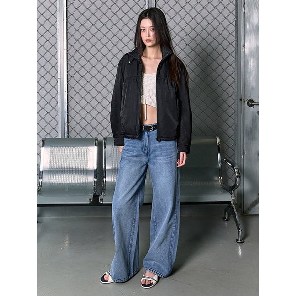 Highneck Padded Jumper  Black (KE6138M015)