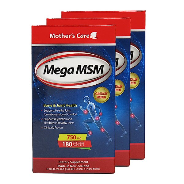 마더스케어 메가 엠에스엠 식이유황 Mega MSM 180정x3