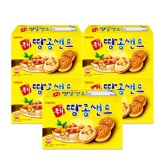 크라운 국희 땅콩샌드 372g 5개