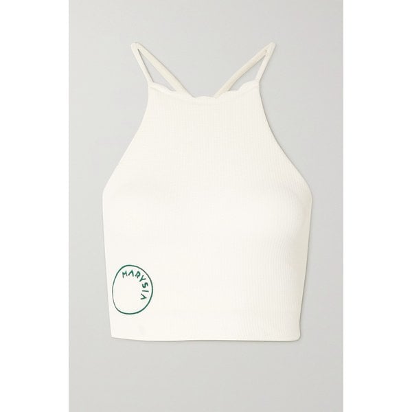 스테피 스캘럽 스트레치 시어서커 스포츠 브라 6630340699374504