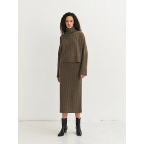 RTW TASMANIA WOOL RIBBED KNIT SKIRT_3COLORS