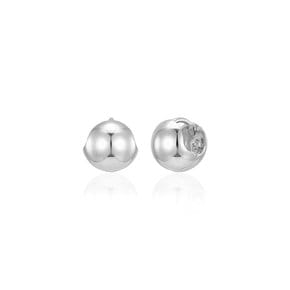실버 925 히든 모이사나이트 12mm 볼 귀걸이 LSE109