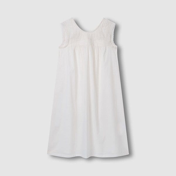 여 아일렛 민소매 파자마 원피스 J206203082006