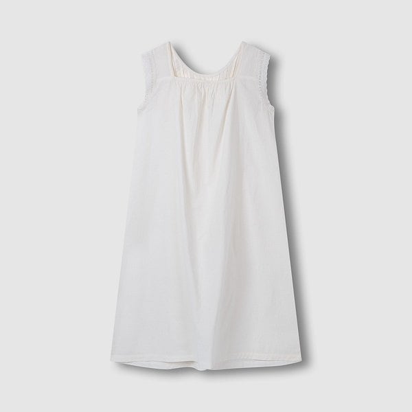 여 아일렛 민소매 파자마 원피스 J206203082006