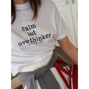 Overthinker t-shirt_ White