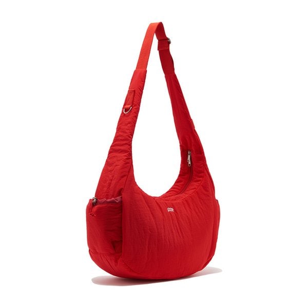 MULTI POCKET CUSHION CROSS BAG (RED)
