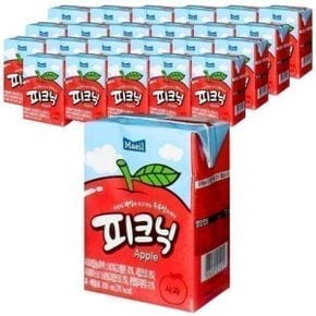 피크닉 사과 200ml x24팩 음료수 팩음료 과일주스