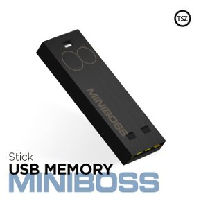 MINIBOSS 미니보스 stick USB 8GB 블랙, 화이트