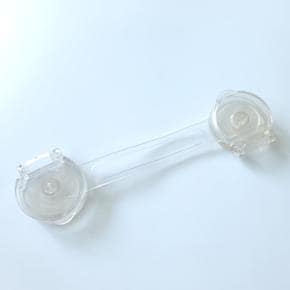도어락 잠금 안전장치 투명 코너형 롱락 고정 (S37725275)