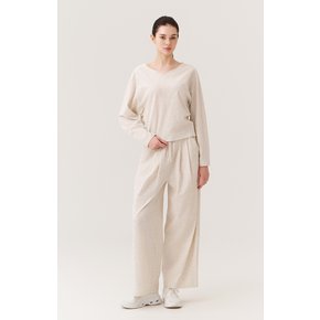 강연 투턱 와이드핏 밴딩팬츠 HTWPN5K03T