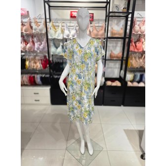 비너스 [시흥점] S 비너스 ) 폴리스판 하와이언 꽃나염 이지웨어 원피스 [VEV3924L-GR]