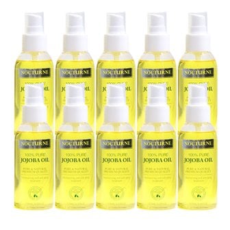  호주 녹턴 프리미엄 100% 천연 호호바오일 120ml JoJoba Oil 10팩