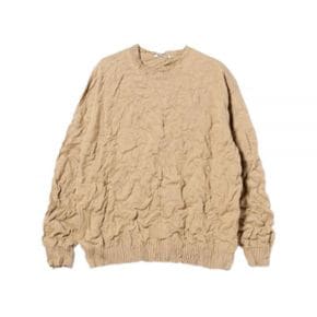 오라리 24 WRINKLED DRY COTTON KNIT PO BEIGE (A24SP02CS) (링클 드라이 코튼 니트 풀