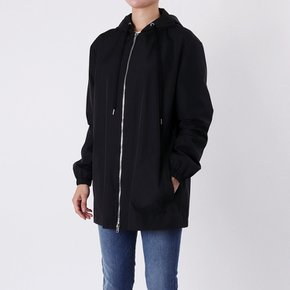 러브모스키노 로고 벨티드 여성 야상 자켓 WJ18180T9683 블랙 Jacket W/Belt