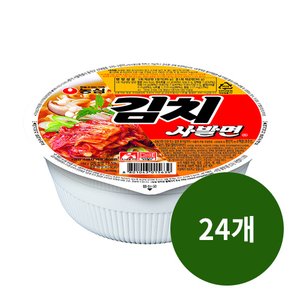 농심 김치사발면 소컵 86g 6입 4개(낱개 24개)
